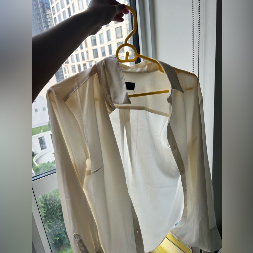 Banana Republic Silk Button Up
